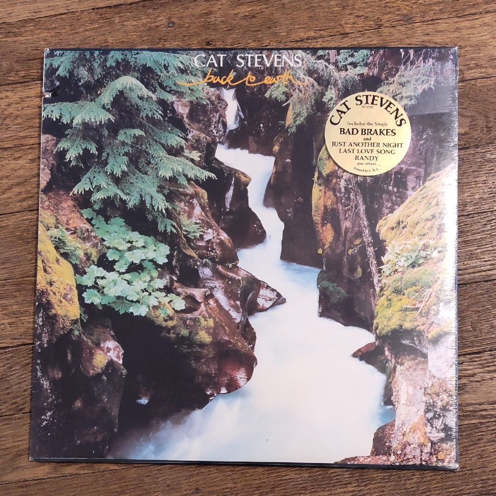 Cat Stevens Back To Earth Vinyl Record Brand New Still Sealed